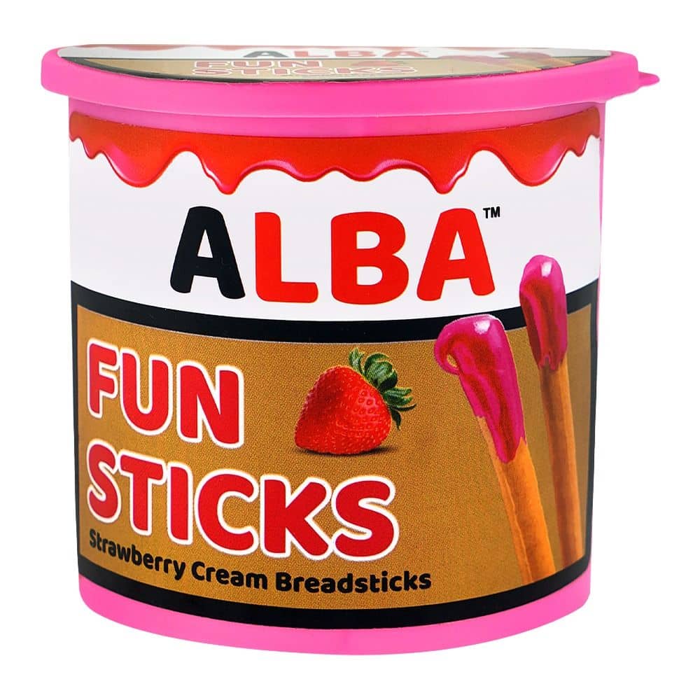 Alba Joy Sticks Strawberry Cream, 55g