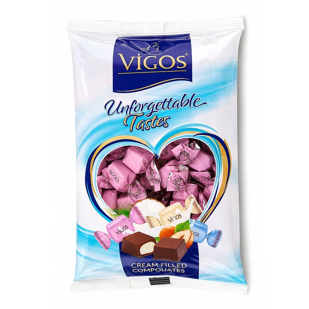Vigos Hazelnut Compound Chocolate, 750g Bag