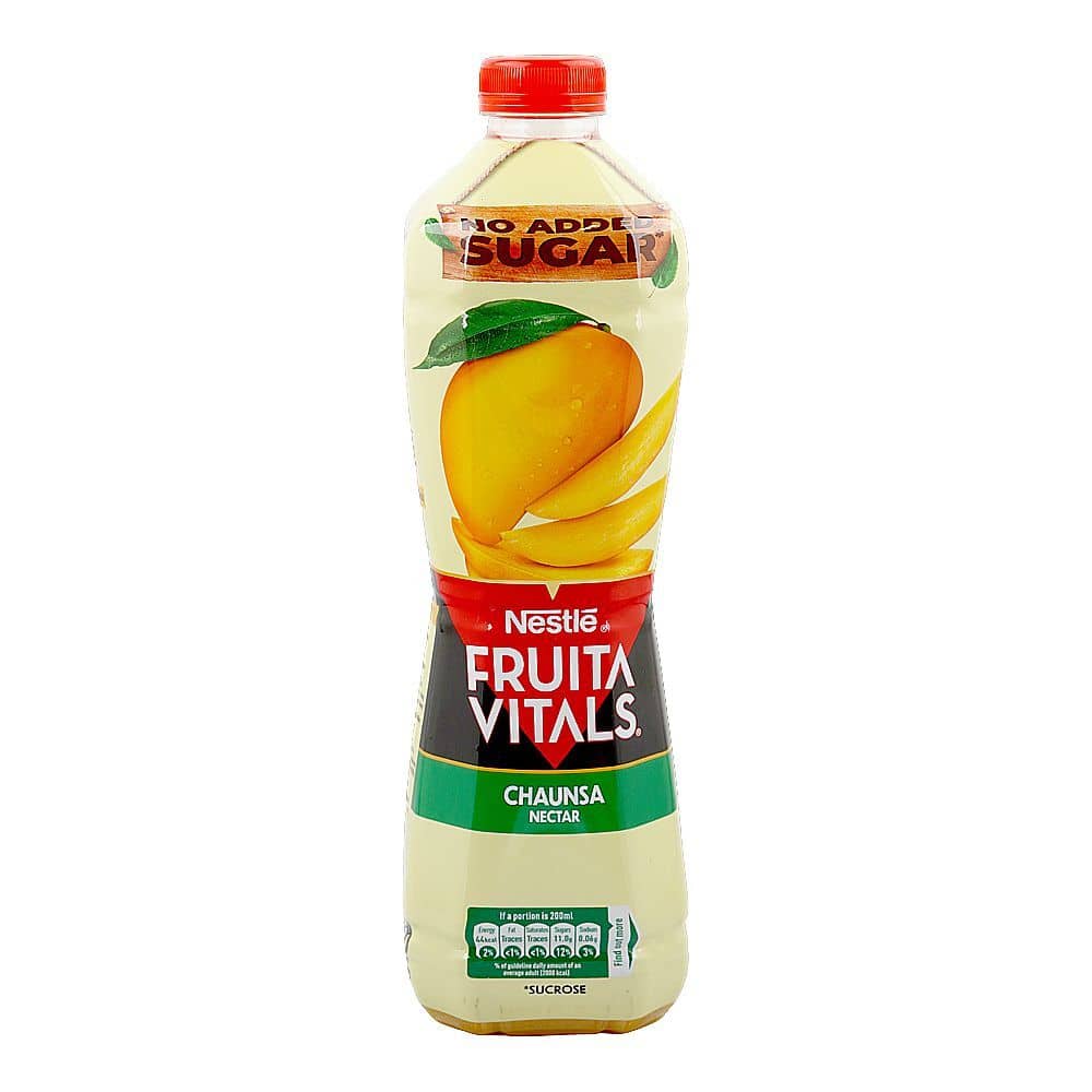 Nestle Fruita Vitals Chaunsa, No Added Sugar, 1 Liter