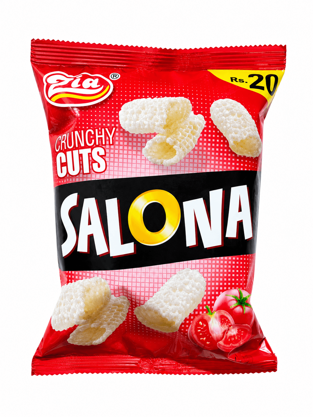 Zia Salona Crunchy Cuts – Crispy Tomato Flavored Corn Snacks