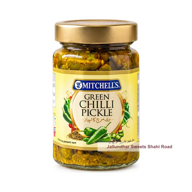 MITCHELLS GREEN CHILLI PICKEL 340G