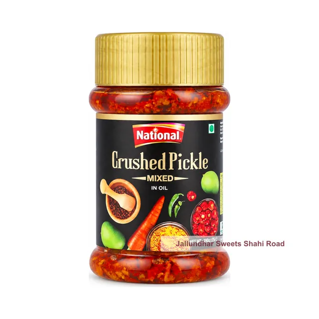 NATIONAL CRUSHED PICKLE MIXED IN OIL 390G
