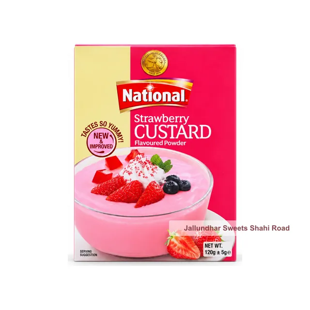 NATIONAL STRAWBERRY CUSTARD 120gm