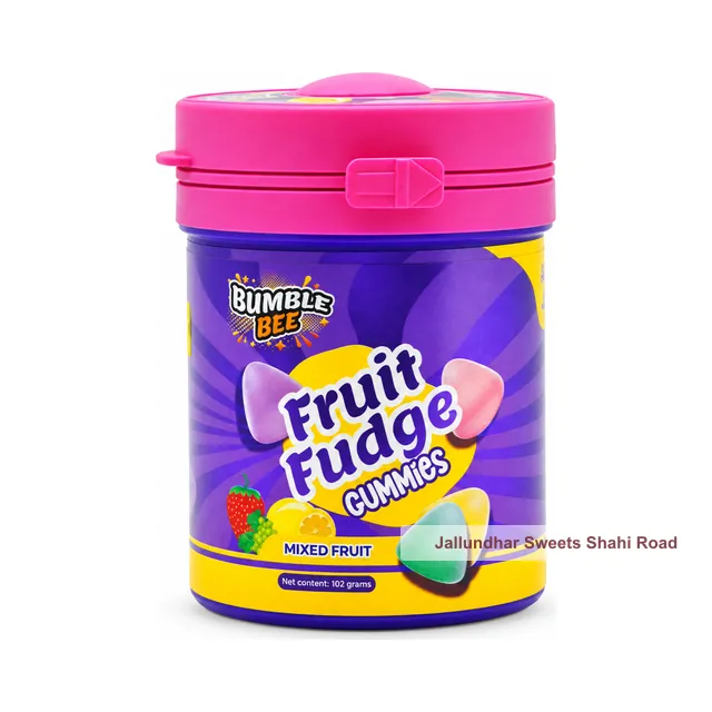 BUMBLE BEE FRUIT FUDGE GUMMIES MIXED FRUIT 102G