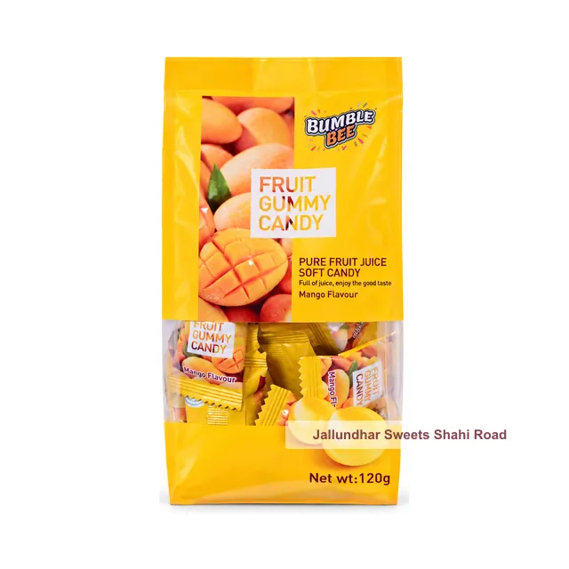BUMBLE BEE FRUIT JUICY GUMMY MANGO CANDY 120G