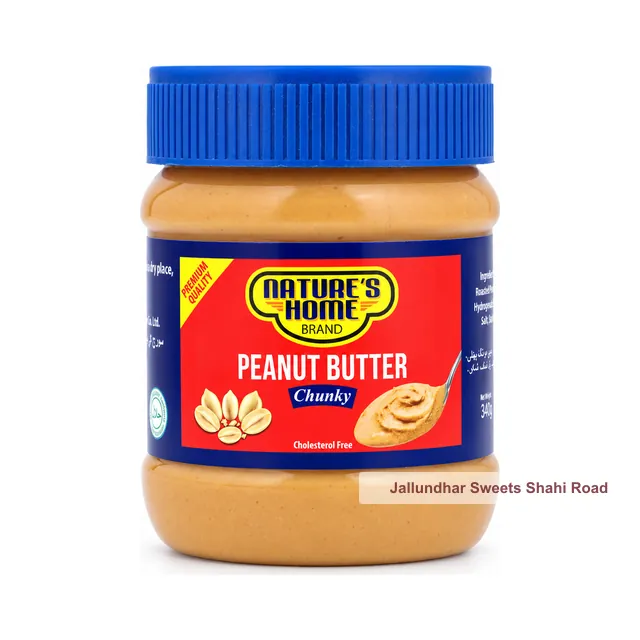 NATURE PEANUT BUTTER CHUNKY 340G JAR