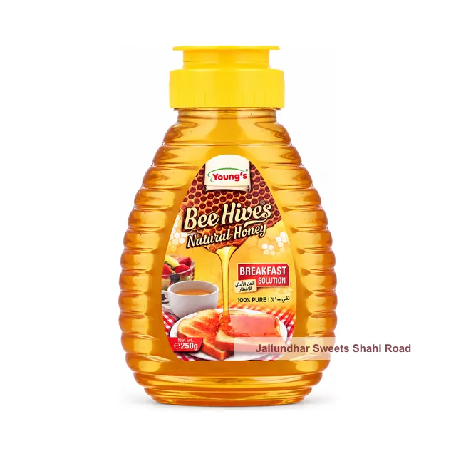 YOUNGS BEE HIVES NATURAL HONEY 250G